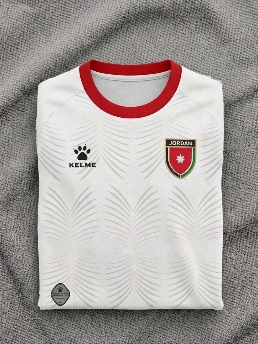 Jordan national  White and Red Kids Soccer Jersey fifa 2026 نشامى 🇯🇴